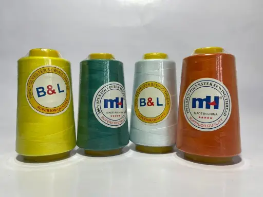 100% Polyester sewing thread,Mh Brand ( fil a coudre)